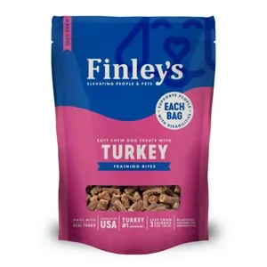 6oz Finley's Turkey Recipe Soft Chew Trainer Bites - Health/First Aid